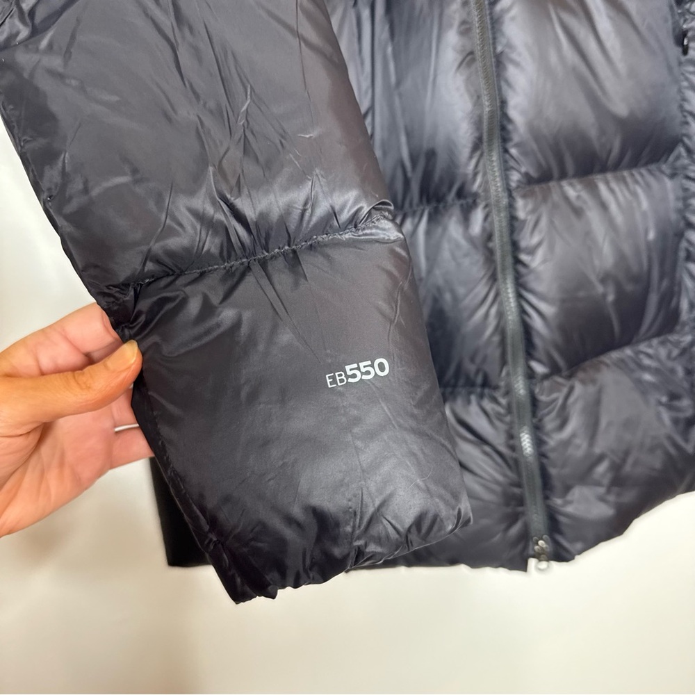 Eddie Bauer Womens Luna Peak Down Parka Jacket in black size XL EB550 Duck Down - Picture 8 of 13